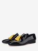 Mocassins Homme avec Bout Pointu avec Franges Bicolores