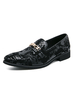 Mocassins Homme avec Bout Rond avec Métal Unicolore