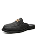 Mocassins Homme avec Bout Rond en Cuir Synthétique Unicolore