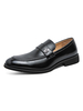 Mocassins Homme en Cuir Synthétique avec Bout Rond Unicolore
