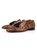 Mocassins Homme Imprimé avec Bout Rond en Cuir Synthétique Imprimés