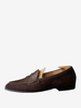 Mocassins Hommes Chaussures De Mariage De Bal Soirée En Cuir Suédé À Bout Rond