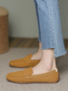 Mocassins plats à bout rond femmes chaussures décontractées à enfiler