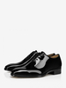 Mocassins pour hommes à bout rond Oxford Chaussures de bal de mariage