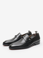 Mocassins pour hommes à enfiler en cuir de vachette Chaussures de bal de mariage