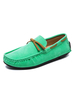 Mocassins pour hommes Chaussures à enfiler à bout rond en cuir PU