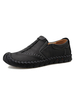Mocassins pour hommes Chaussures confortables à enfiler en cuir Synthétique