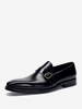 Mocassins pour hommes Chaussures habillées classiques en cuir de vache à boucle