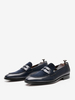 Mocassins pour hommes en cuir suédé avec motif artistique pour bal de fin dannée et mariage