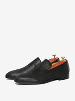 Mocassins pour hommes en daim vert foncé avec strass en cristal chaussures à enfiler pour bal de fin dannée mariage