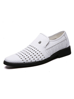 Mocassins pour hommes Slip-On Bout rond en cuir Synthétique Chaussures pour hommes