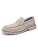 Mocassins pour hommes Slip-On Monk Strap Round Toe Pigskin Upper Chaussures pour hommes