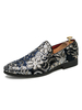Mocassins pour hommes Slip-On Sequins Artwork Round Toe Polyester Shoes