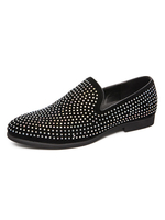 Mocassins Slip-On pour hommes à bout pointu Seqiuned