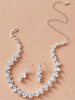 Mode Mariage Bijoux Set attrayant Metal