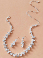 Mode Mariage Bijoux Set attrayant Metal