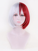 Mon héros académique Shoto Todoroki fille Version Cosplay perruque BNHA mon héros académique Cosplay perruque