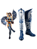 Mortal Kombat Kitana Chaussures Cosplay Bottes