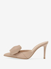 Mules à talons hauts pour femmes escarpins à enfiler avec nœud et dos nu