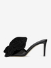Mules à talons hauts pour femmes Sandales à enfiler avec nœud