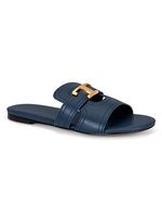 Mules décontractées en cuir PU