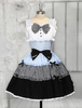 Multi couleur coton Bow Lolita mignon Jumper Skirt Déguisements Halloween