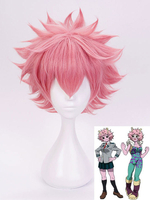 My Hero Academia BNHA 2021 Ashido Mina Rosey Cosplay Perruque Déguisements Halloween