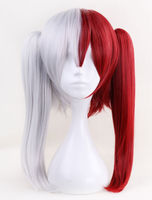 My Hero Academia BNHA 2021 Shoto Todoroki Version Fille BNHA Déguisements Halloween Cosplay Perruque