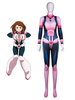 My Hero Academia Cosplay Ochako Uraraka Costume Combinaison Lycra Spandex Déguisements Halloween