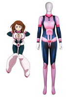 My Hero Academia Cosplay Ochako Uraraka Costume Combinaison Lycra Spandex Déguisements Halloween