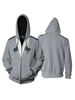 My Hero Academia Cosplay Sweat à capuche imprimé 3D Gris My Hero Academia Déguisements Halloween