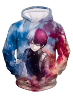 My Hero Academia Cosplay Sweat à capuche imprimé 3D My Hero Academia Déguisements Halloween