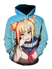 My Hero Academia Sweat à capuche imprimé 3D de My Hero Academia Cosplay Déguisements Halloween