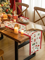 Nappe Costumes De Vacances Carreaux Polyester De Noël Rouge
