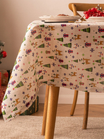 Nappe Costumes de vacances de Noël polyester de Noël rouge