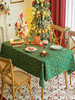 Nappe Costumes De Vacances De Noël Polyester Noël Vert