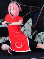 Naruto - Costume de Cosplay de Haruno Sakura 2021 Déguisements Halloween