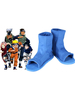 Naruto 2021 Cosplay Chaussures Déguisements Halloween Chaussures Bleu Ninja
