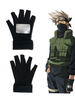 Naruto Shippuden Hatake Kakashi Gants Noirs Anime Cosplay Accessoires Déguisements Halloween