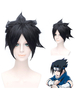 Naruto Uchiha Sasuke 2021 Déguisements Halloween cosplay perruque noire droite Déguisements Halloween