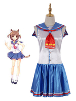 Nekopara Azuki Sailor Suit Cosplay Costume Déguisements Halloween