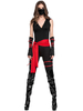 Ninja Cosplay Combinaison Cosplay Noir Déguisement Halloween Carnaval