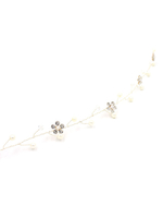 Noces d’argent bandeaux strass perle cheveux vigne fleur mariée bandeaux