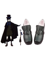 Noir Butler Kuroshitsuji Ciel 2021 Déguisements Halloween Cosplay Chaussures Déguisements Halloween