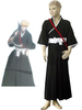 Noir et Blanc Uniform Cloth Bleach Ichigo Kurosaki Soul Reaper Uniform 2021 Enfant Cosplay Costume Déguisements Halloween