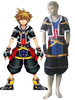 Noir Rouge Blanc Bleu Jaune Uniform Cloth Kingdom Hearts 2 Sora 2021 Enfant Cosplay Costume Déguisements Halloween