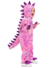 Noël Cadeau Enfants Costumes Rose Violet Dinosaure Polyester Combinaison Costume De Vacances Halloween