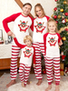 Noël Famille Pyjama Enfant Adulte Motif de Noël Top Pantalon 2 Pièces Cadeau Noël