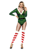 Noël Santa Clause Stretchy Zentai Jumpsuit