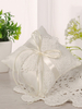 Nouvelle Fleur dentelle Anneau porteur oreiller Cérémonie de mariage Accessary